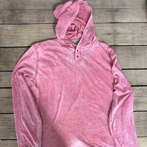 johnnie-O Men’s XL Malibu Red Long Sleeve Hoodie Tee